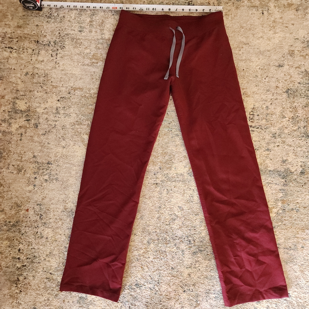 Figs Technical Collection Pants in Burgundy